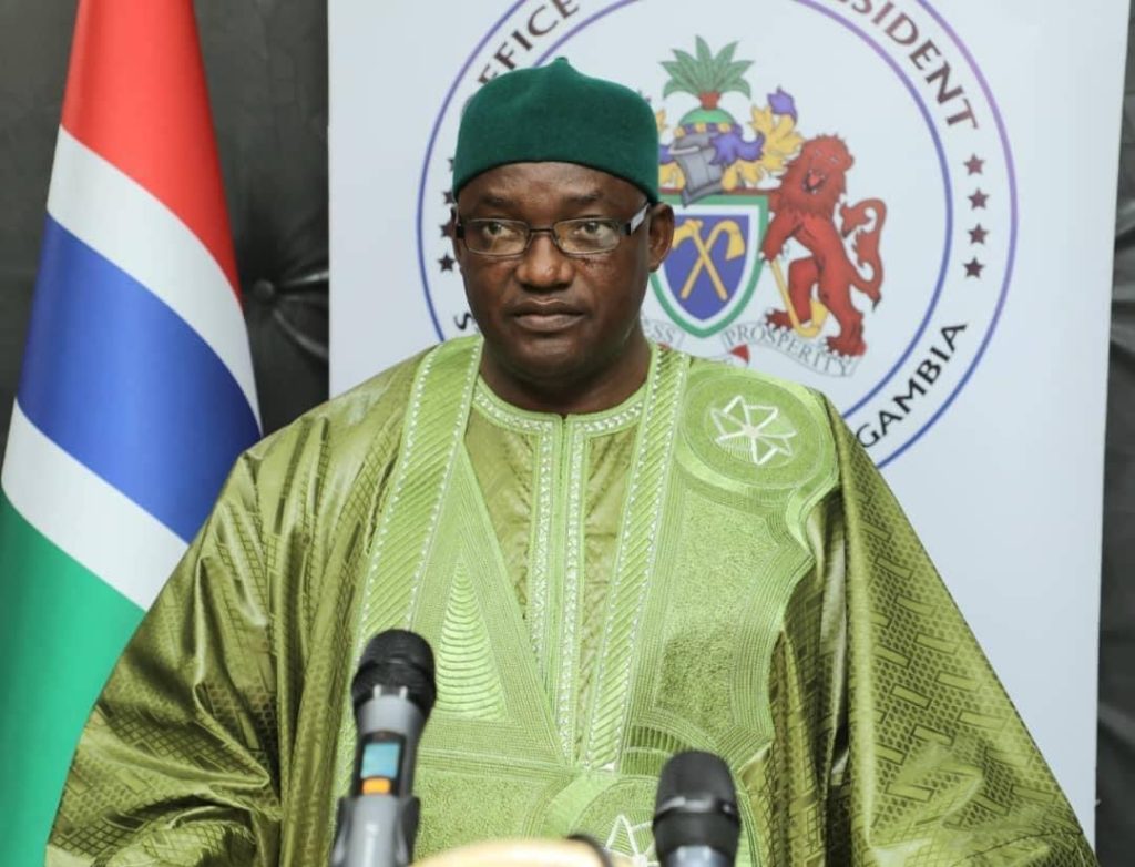 Statement By President Adama Barrow On The Death Of Children From